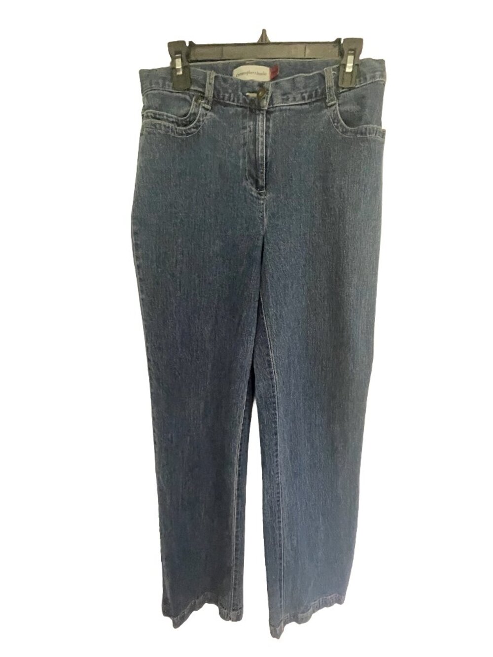 Christopher & Banks Stretch Jeans Size 10 Blue Straight Leg Denim